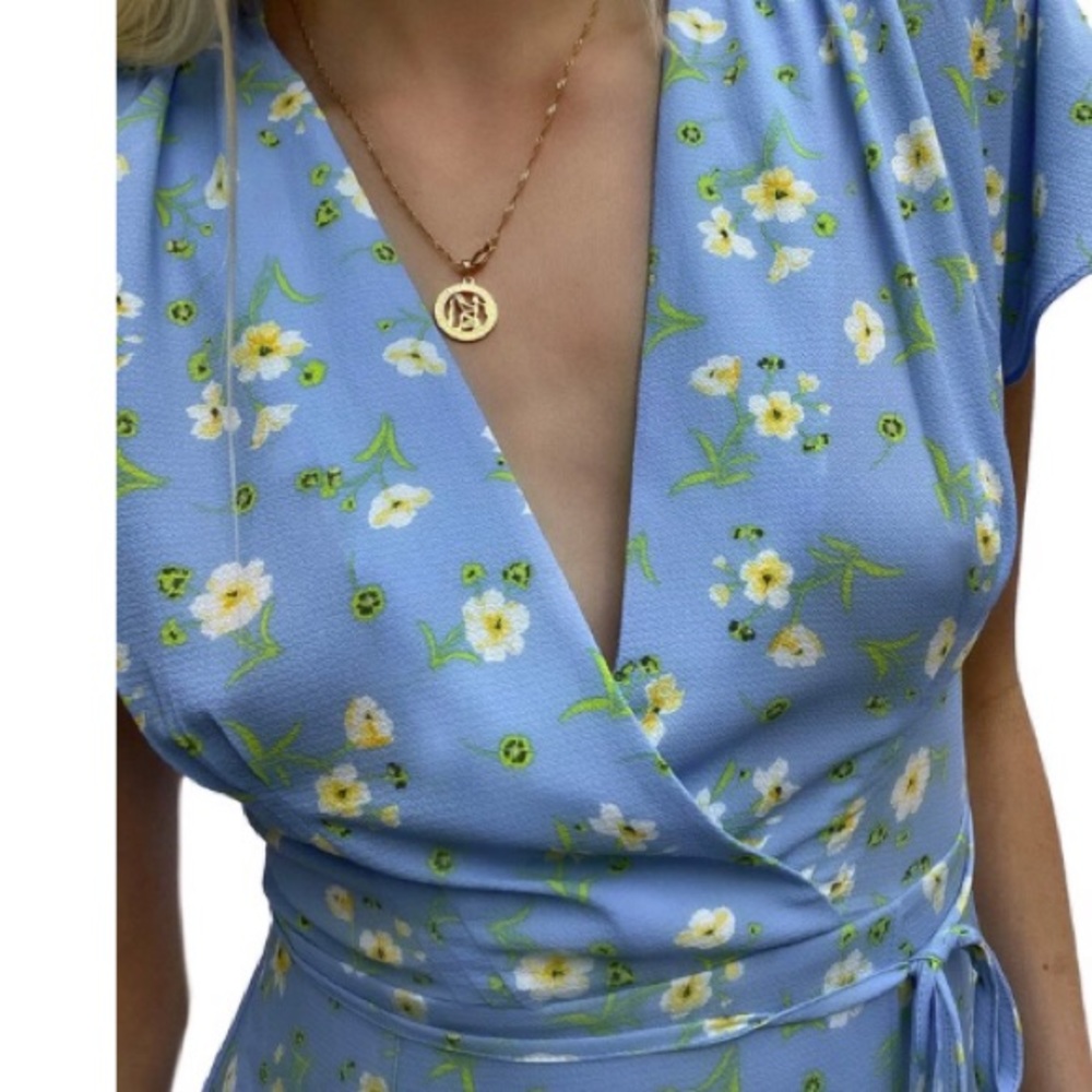 French Connection Diah Crepe Floral Minidress